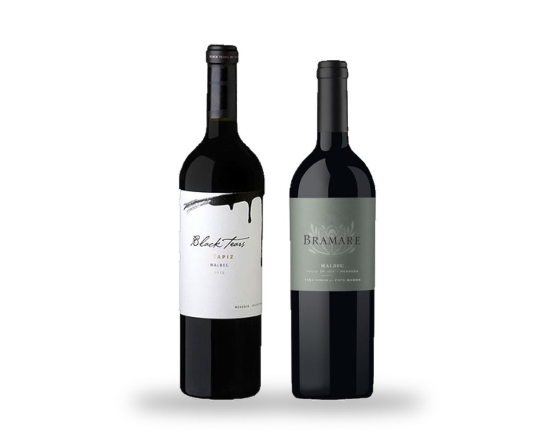 Dúo Black Pack: Black Tears de Tapiz y Bramare de Viña Cobos